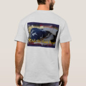 金ゴールドの星は組を育てます Tシャツ (裏面)