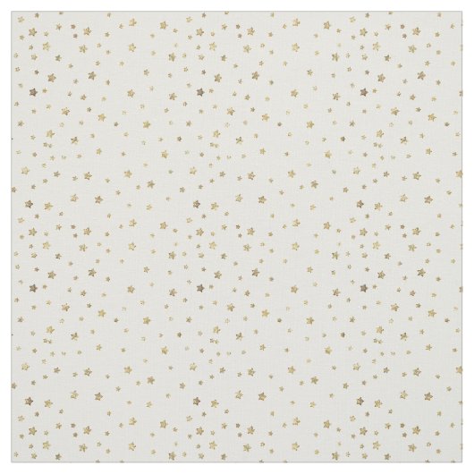 金ゴールドの星 ファブリック (見本)
