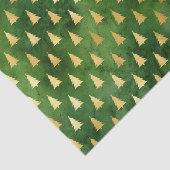 金ゴールドの木々が緑 薄葉紙 (詳細)