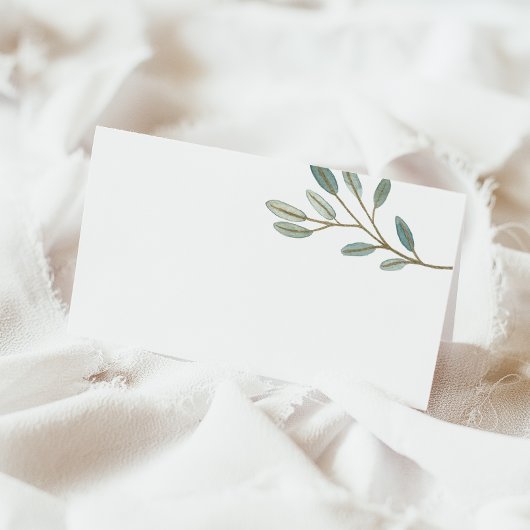 金ゴールドの果実ユーカリプタスビュッフェ食品ラベルカード プレイスカード