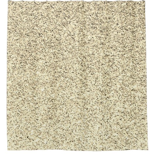 金ゴールドの柔らかいグリッターの輝き シャワーカーテン (正面)