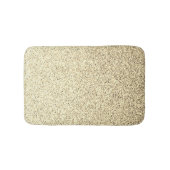 金ゴールドの柔らかいグリッターの輝き バスマット (正面)