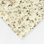 金ゴールドの柔らかいグリッターの輝き フリースブランケット (角)