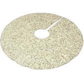 金ゴールドの柔らかいグリッターの輝き ブラッシュドポリエステルツリースカート (アングル)