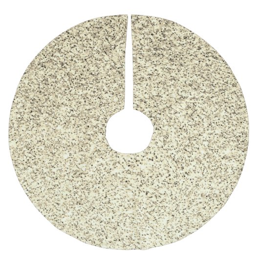 金ゴールドの柔らかいグリッターの輝き ブラッシュドポリエステルツリースカート (正面)