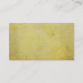 金ゴールドの水玉模様のケーキのパン屋のベーカリーの名刺 名刺 (裏面)