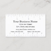 金ゴールドの油田のポンピングユニット|は|のセンチメートルをじりじり動かします 名刺 (裏面)