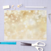 金ゴールドの泡ティッシュペーパーシート 薄葉紙 (クラフト)