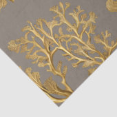 金ゴールドの海藻トープティッシュペーパー 薄葉紙 (詳細)