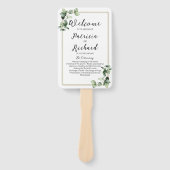 金ゴールドの温室結婚式計画 ハンドファン (正面)