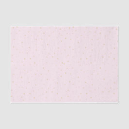 金ゴールドの点のティッシュペーパーのピンク 薄葉紙