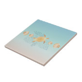 金ゴールドの熱帯葉タイル縁ど タイル (側面)