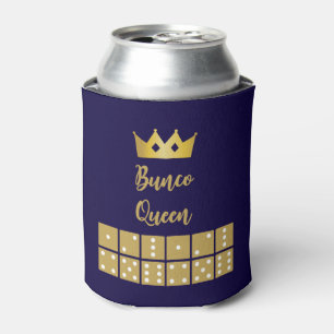 金ゴールドの王冠のBuncoの女王 缶クーラー