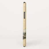 金ゴールドの王冠を持つヴィンテージの青い鳥 Case-Mate iPhoneケース (裏面/右)