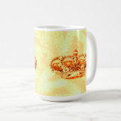 金ゴールドの王冠 コーヒーマグカップ (正面右)