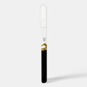 金ゴールドの白黒の蝶 Case-Mate iPhoneケース (裏面 / 左)