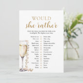 金ゴールドの真珠とプロセッコは彼女の方がゲームをする 招待状 (スタンド正面)