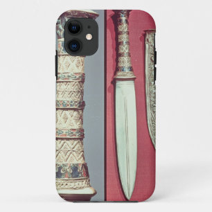 金ゴールドの短剣および外装のTutankhamunの宝物、c.13 iPhone 11 ケース