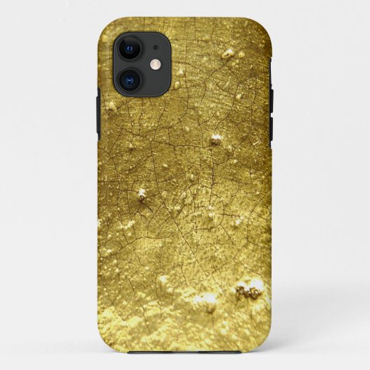 金ゴールドの石造りの穹窖の箱 Case-Mate iPhoneケース (裏面)