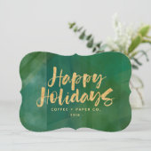 金ゴールドの祝祭日企業の シーズンカード (スタンド正面)