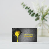 金ゴールドの精製所の名刺 名刺 (スタンド正面)