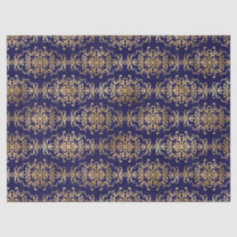 金ゴールドの紫のスクロール 薄葉紙