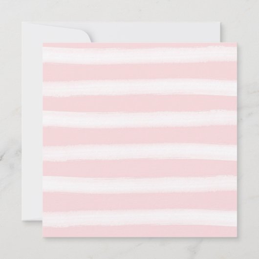 金ゴールドの結婚のかわいらしいピンクの水彩画のシャクヤク 招待状 (裏面)