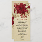 金ゴールドの結婚奇跡 メニュー (正面/裏面)