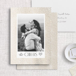 金ゴールドの縁どエレガント年明け シーズンカード