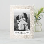 金ゴールドの縁どエレガント年明け シーズンカード (スタンド正面)