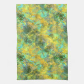 金ゴールドの縮れたテクスチャ キッチンタオル (縦)