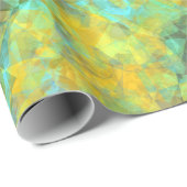 金ゴールドの縮れたテクスチャ ラッピングペーパー (ロールコーナー)