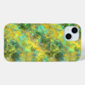 金ゴールドの縮れたテクスチャ Case-Mate iPhoneケース (裏面 (横))