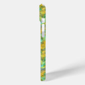 金ゴールドの縮れたテクスチャ Case-Mate iPhoneケース (裏面 / 左)