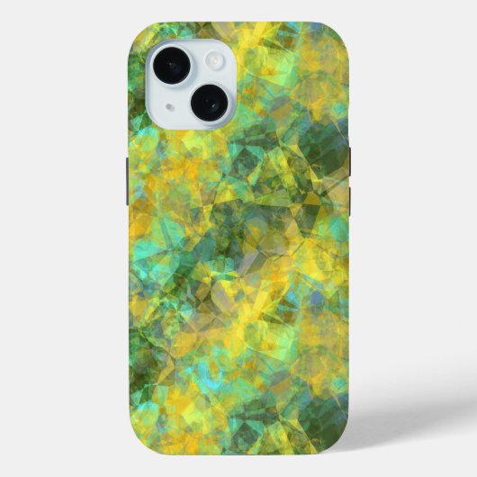 金ゴールドの縮れたテクスチャ Case-Mate iPhoneケース (裏面)