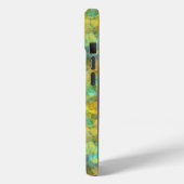 金ゴールドの縮れたテクスチャ Case-Mate iPhoneケース (裏面 / 左)