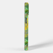 金ゴールドの縮れたテクスチャ Case-Mate iPhoneケース (裏面 / 右)