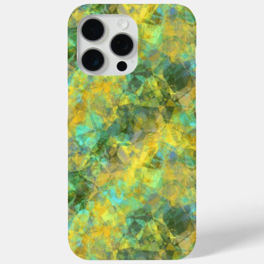 金ゴールドの縮れたテクスチャ Case-Mate iPhoneケース (裏面)