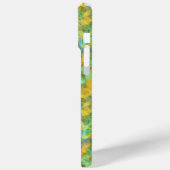 金ゴールドの縮れたテクスチャ Case-Mate iPhoneケース (裏面 / 左)