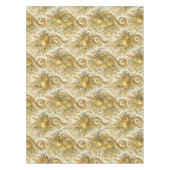 金ゴールドの罪悪感 – バロック大プリント テーブルクロス (正面)