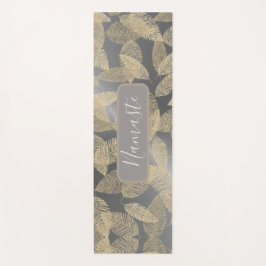 金ゴールドの羽お洒落を銀パーソナライズされた色 ヨガマット