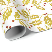 金ゴールドの背景色を保持 ラッピングペーパー (ロールコーナー)