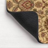 金ゴールドの花のアラベスクのオリエンタルのtapastery マウスパッド (コーナー)