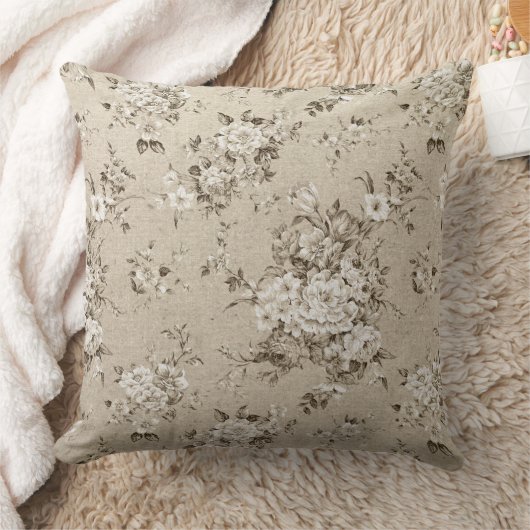 金ゴールドの花の贅沢で装飾的な枕 クッション (ブランケット)