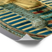 金ゴールドの葬式の仮面、トゥタンカームンの墓から ポスター (角)