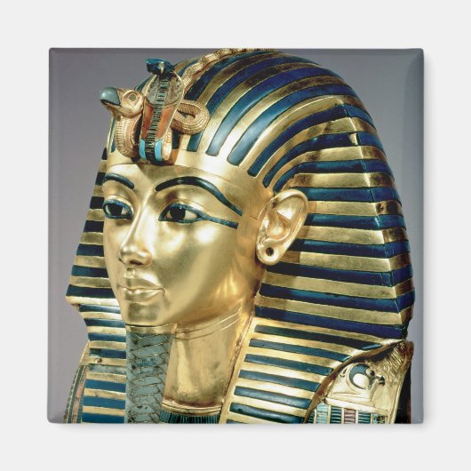 金ゴールドの葬式の仮面、トゥタンカームンの墓から マグネット (正面)