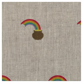 金ゴールドの虹 ファブリック (クローズアップ)