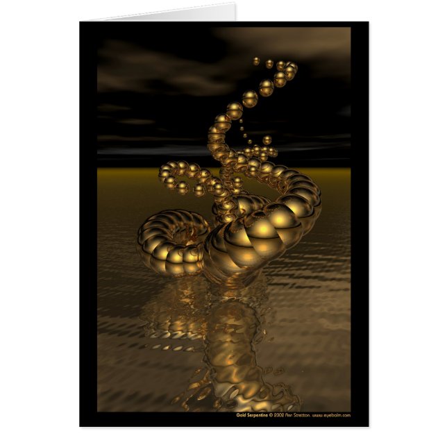 金ゴールドの蛇紋岩 (正面)