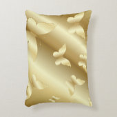 金ゴールドの蝶、の、テンプレート王室のな照ること金、 アクセントクッション (正面(垂直))