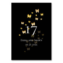 金ゴールドの蝶